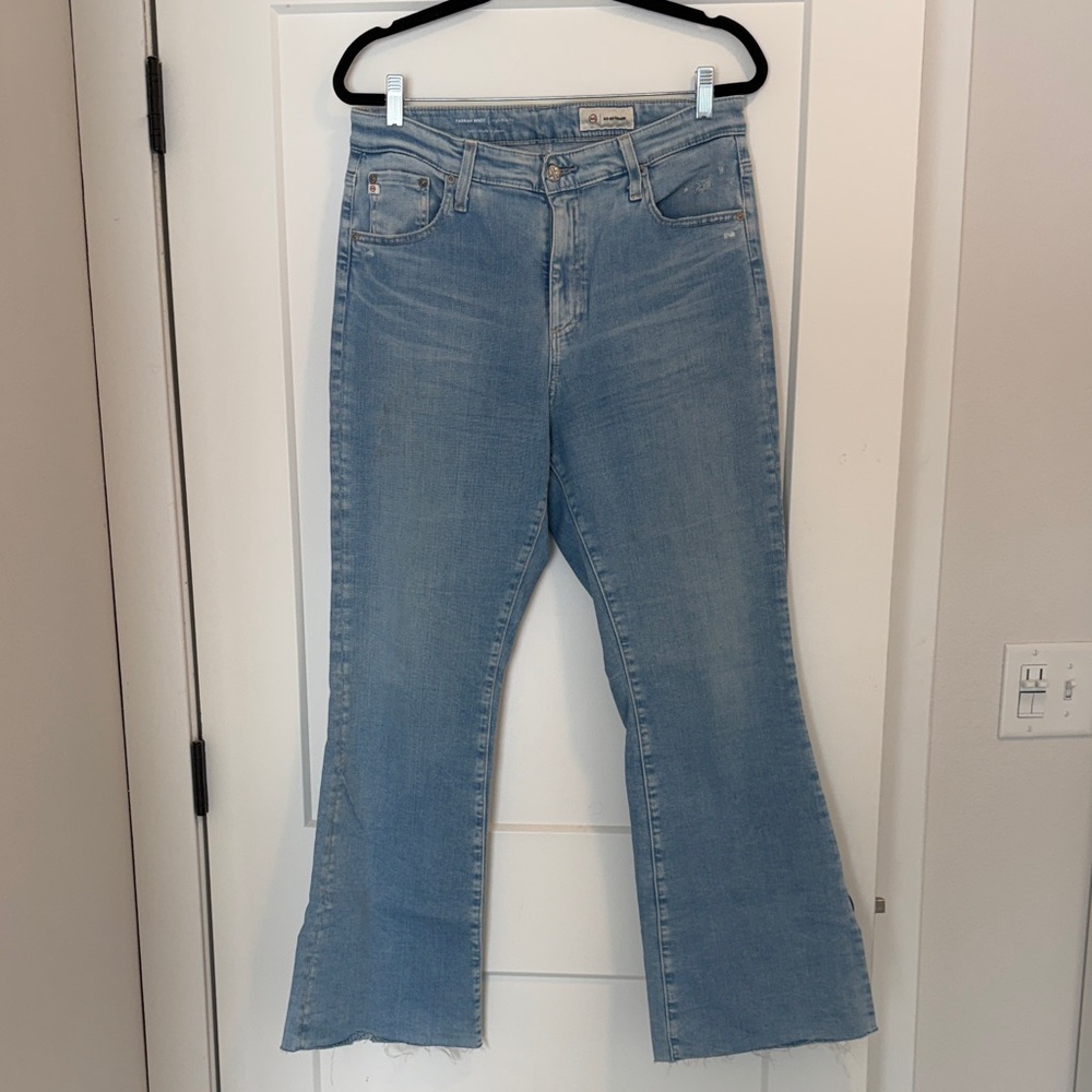 AG Light Blue Flare Jeans